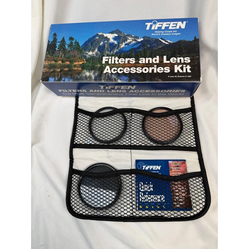 Tiffen 62mm Filter Kit UV Protector 812 Warming Circular Polarizer with Pouch